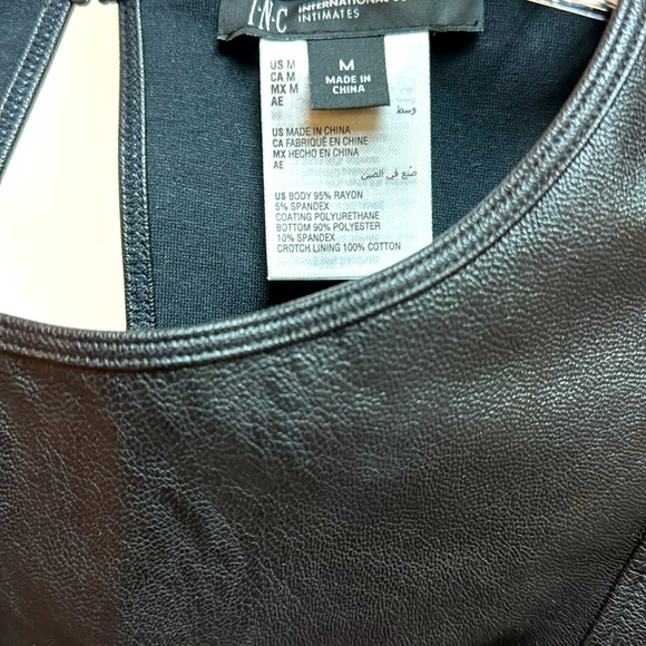 INC brand faux leather bodysuit - Price is Firm - Picture 5 of 5